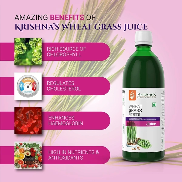 KRISHNA PHARMACY Wheat Grass Juice - Krishna - 1000ML