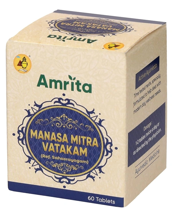 AMRITA DRUGS  Manasa mithra Vatkam - Amrita - 60 Tablet