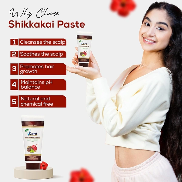 V CARE HERBAL CONCEPTS Shikkai Paste - V Care - 75Gm