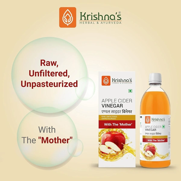 KRISHNA PHARMACY Apple Cider Syp - Krishna - 1Ltr