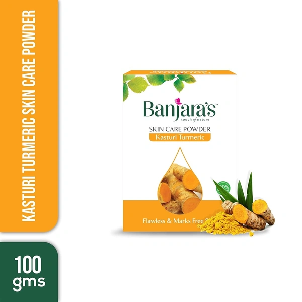 BANJARA'S Kasturi Turmeric Skin Powder - Banjara - 100gm