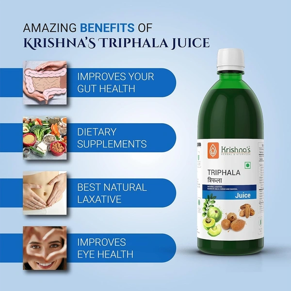 KRISHNA PHARMACY Triphala Juice - Krishna - 1000ML