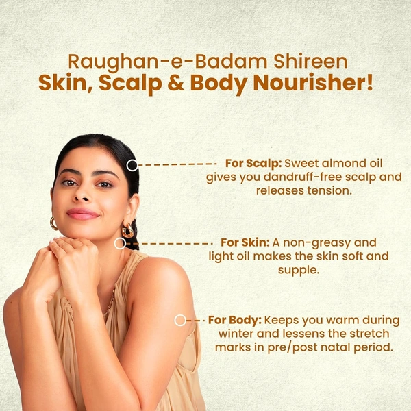 HAMDARD Rogan Badam - Hamdard - 100Ml