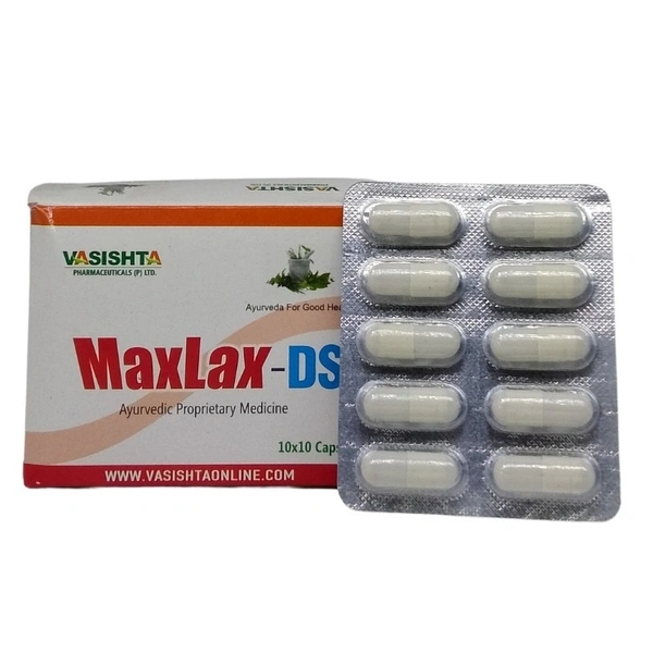 VASISHTA PHARMA Maxlax - Ds Capsule - Vasishta - 10 Capsules