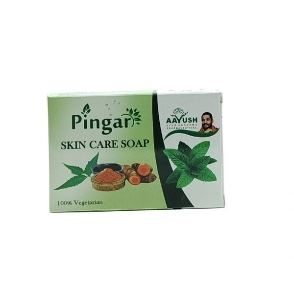 AYUR ASHRAMA PHARMACEUTICALS Pingar Skin Care Soap (Aayush) - Ayur Ashrama - 75Gm