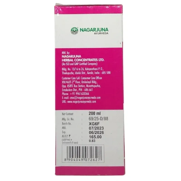 NAGARJUNA  Femitone Syrup 200Ml-Nagarjuna - 200ml