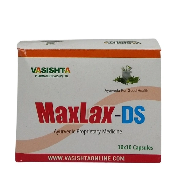 VASISHTA PHARMA Maxlax - Ds Capsule - Vasishta - 10 Capsules