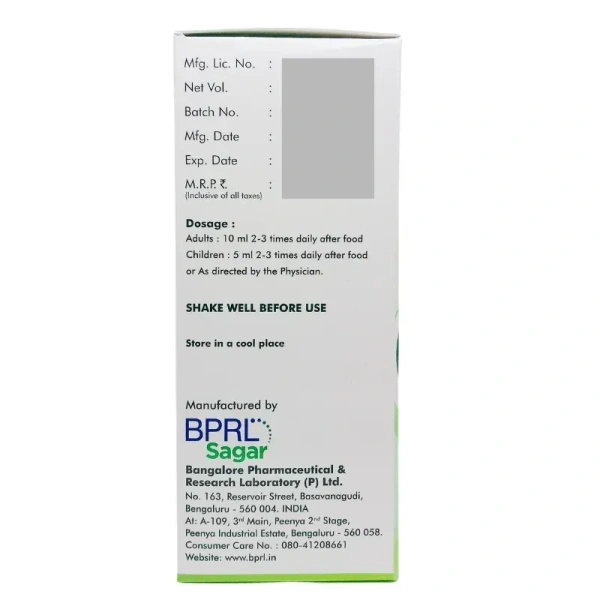 SAGAR PHARMACEUTICAL Beliv Syrup - Sagar  - 200Ml