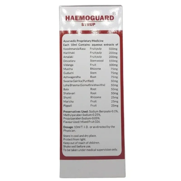 REVINTO LIFE SCIENCE Haemoguard Syrup - Revinto - 200ml