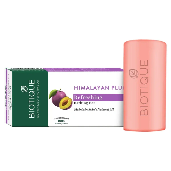 BIOTIQUE Himalayan plum refreshing bathing bar - Biotique - 150gm