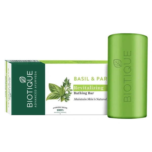 BIOTIQUE Basil & parsley soap - Biotique - 75ml