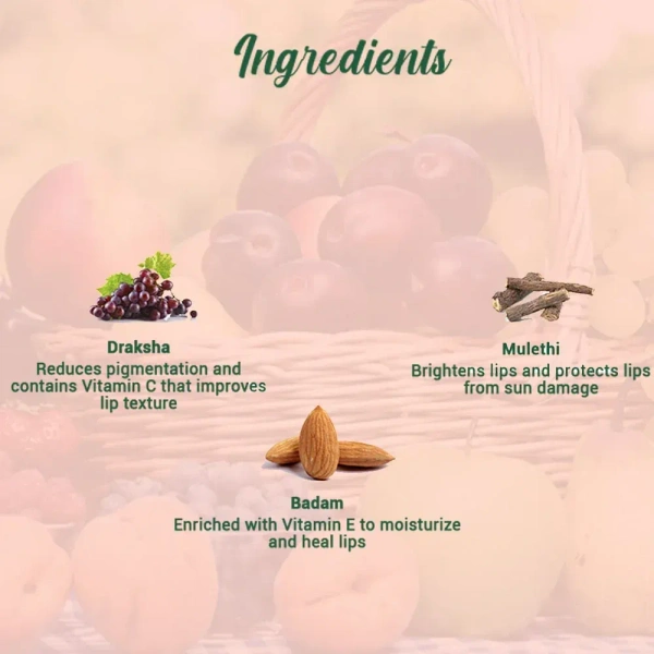 BIOTIQUE fruit brightening lip balm - Biotique - 12gm