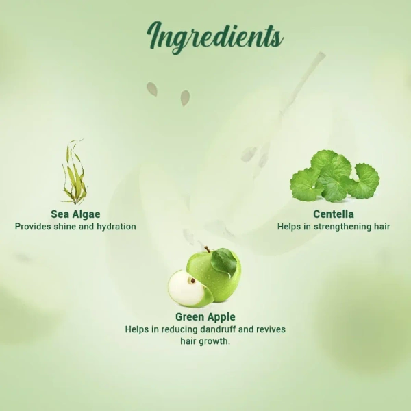 BIOTIQUE Green Apple Shampoo/Conditioner - Biotique - 340ml