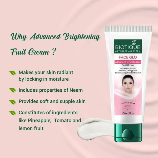 BIOTIQUE Face Glo Fruit Cream - Biotique - 50g