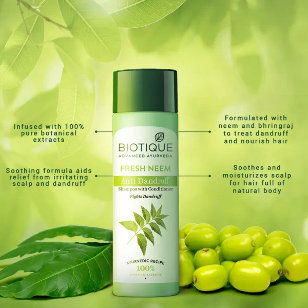 BIOTIQUE Neem Shampoo & Conditioner - Biotique - 120ml