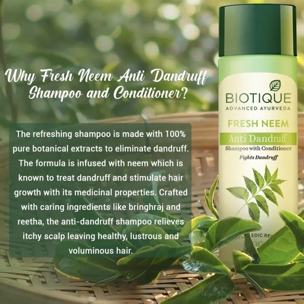 BIOTIQUE Neem Shampoo & Conditioner - Biotique - 650ml