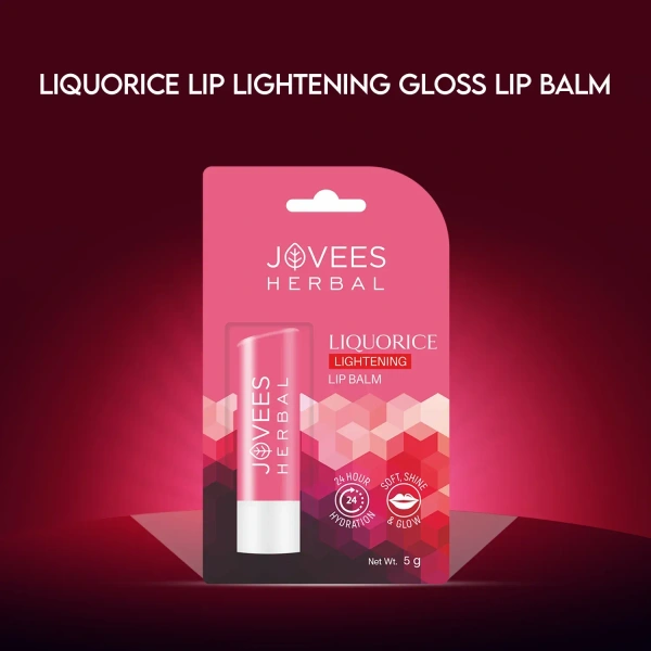 JOVEES HERBAL CARE Liquorice Lip Lightening Gloss Lip Balm - Jovees  - 5G