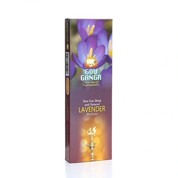 MAA GOU PRODUCTS LTD Gou Ganga Agarbatti (Lavender) - Maa Gou - 90S