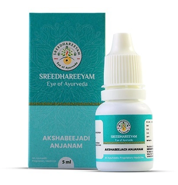 SREEDHAREEYAM Akshabeejadi Anjanam Eye Drops - Sreedhareeyam - 5Ml
