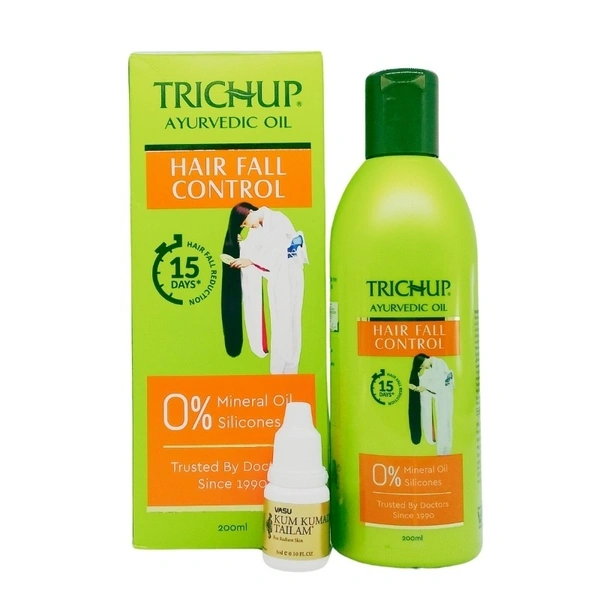 VASU PHARMACEUTICALS Trichup Hair Fall Control Oil - Vasu  - 100Ml