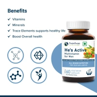 SRI SRI TATTVA  He'S Active Multivitamin Capsules - Sri Sri - 60 Capsules