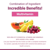 SRI SRI AYURVEDA She's Active Multivitamin Capsules - Sri Sri - 60 Capsules