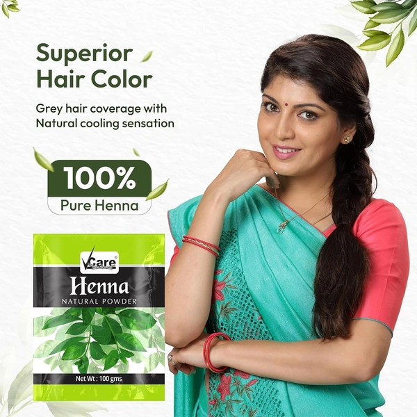 V CARE HERBAL CONCEPTS Henna Powder - V Care - 100Gm