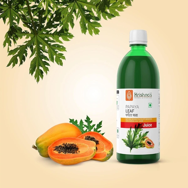 KRISHNA PHARMACY Papaya Leaf Juice - Krishna - 500ml