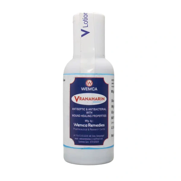 WEMCA REMEDIES Vranaharin Lotion-WEMCA REMEDIES - 100Ml