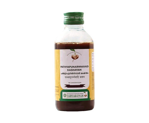 VAIDYARATHNAM Pathyapunarnavadi Kashayam - Vaidyaratnam - 200Ml