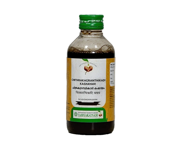 VAIDYARATHNAM Chithrakagrandhikadi Kashaya - Vaidyarathnsm  - 200ml