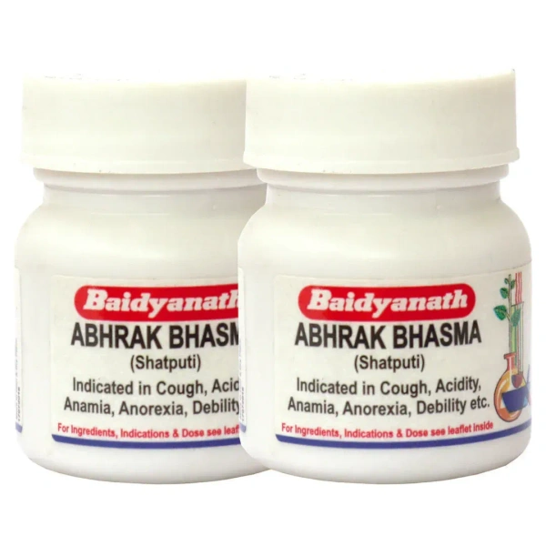 BAIDYANATH  Abhrak Bhasma (Shatputi) - Baidyanath - 2.5gm