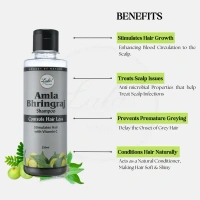 LALA DAWASAZ PVT LTD Amla & Bhringraj Shampoo - Lalas - 1L
