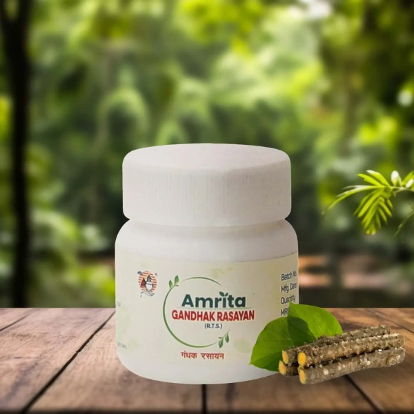 AMRITA DRUGS  Gandhak Rasayana - Amrita - 60 Tablet