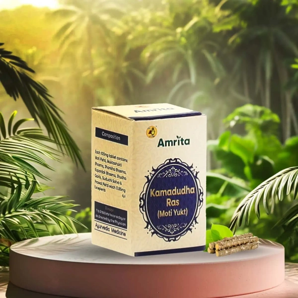 AMRITA DRUGS  Kamadhuda Ras(Moti Yukta) - Amrita - 30 Tablet