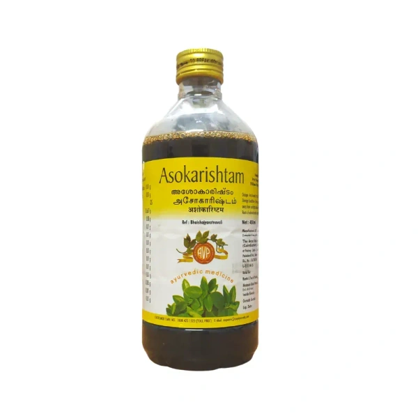 THE ARYA VAIDYA PHARMACY Asokarishtam - AVP - 450Ml