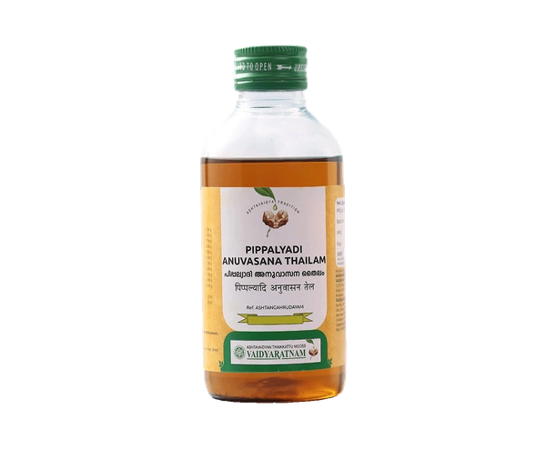 VAIDYARATHNAM Pippalyadi Anuvasana Tail - Vaidyaratnam - 200Ml