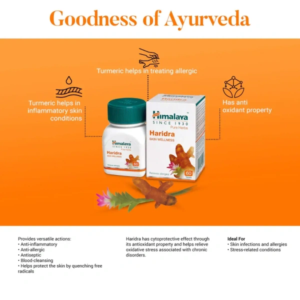 HIMALAYA DRUGS Haridra Tablet - Himalaya - 60Tablets