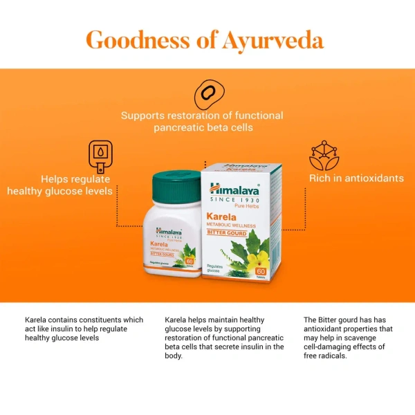 HIMALAYA DRUGS Karela Tablet - Himalaya - 60Tablets