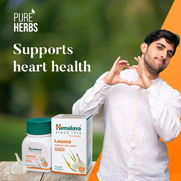 HIMALAYA DRUGS Lasuna Tablet - Himalaya - 60Tablets