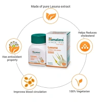 HIMALAYA DRUGS Lasuna Tablet - Himalaya - 60Tablets