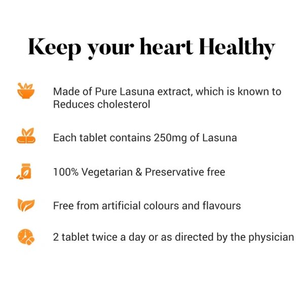 HIMALAYA DRUGS Lasuna Tablet - Himalaya - 60Tablets