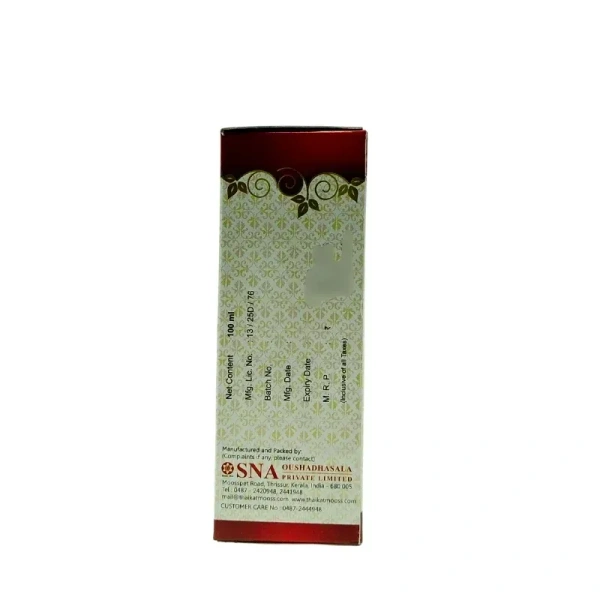 SNA OUSHADHASALA PVT Varuni Tail - Sna  - 100Ml