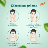 HIMALAYA DRUGS Moisturizing Aloevera Face Wash Gel - Himalaya - 50Ml