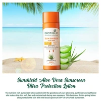 BIOTIQUE Sun shield aloe vera 75+spf sunscreen lotion - Biotique - 190ml