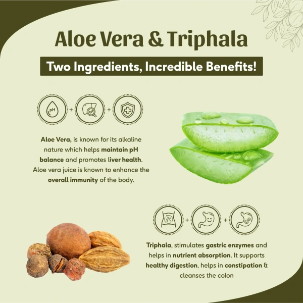 SRI SRI AYURVEDA Aloevera Triphala Juice - Sri Sri - 500Ml