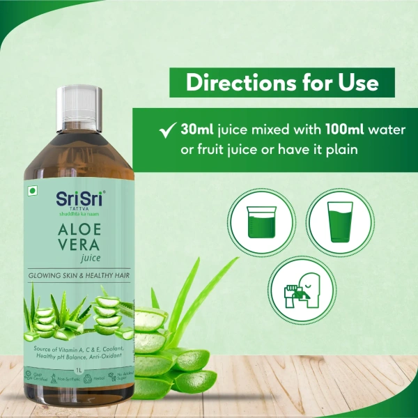 SRI SRI TATTVA  Aloevera Juice - Sri Sri  - 1Ltr