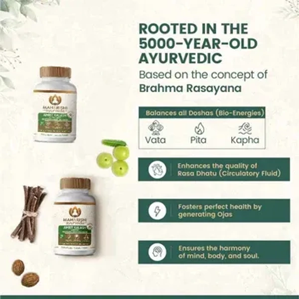 MAHARISHI AYURVEDA  Maharishi Amrit Kalash Sugar Free Dual pack - Maharishi - 60Tablet