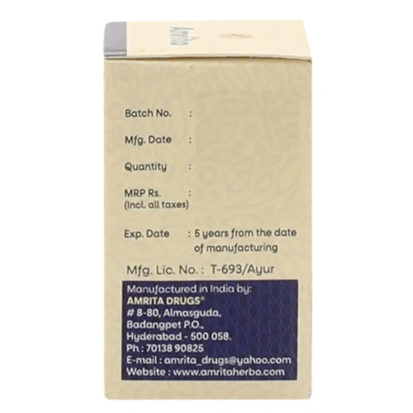 AMRITA DRUGS  Kamadhuda Ras(Moti Yukta) - Amrita - 30 Tablet