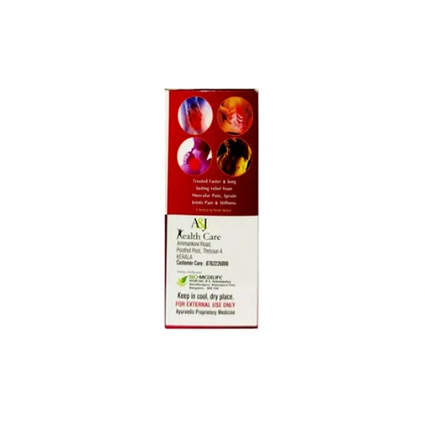 A&J HEALTH CARE Amrutha Rathna Pain Oil -A&J - 100Ml